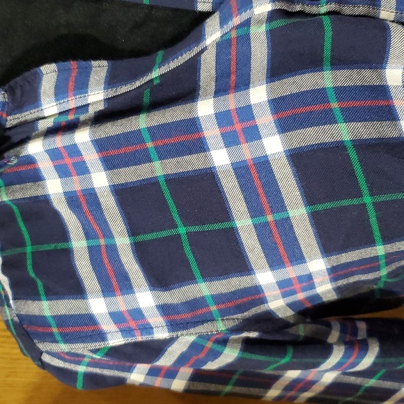 Gap X Pendleton Blue Plaid Shirt Dress - Picture 2 of 8